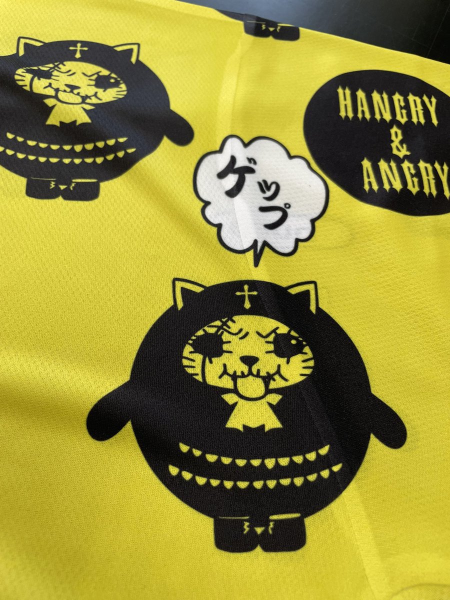 HANGRY&ANGRY】 満腹でおなかパンパンなANGRYがドット柄で登場な夏の