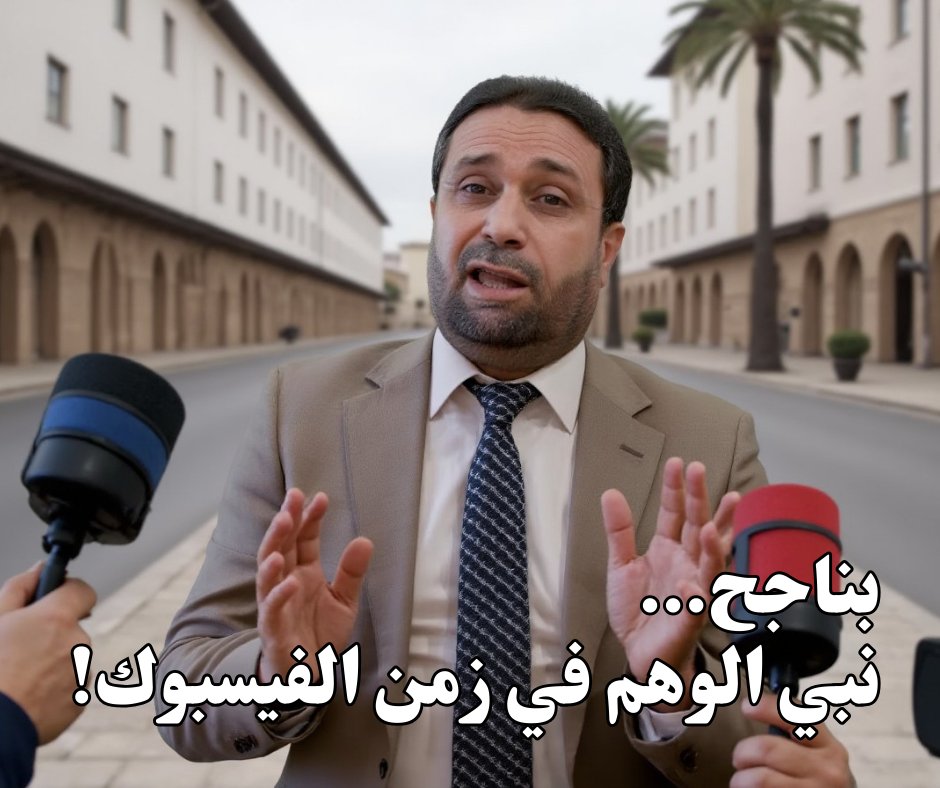 AdMeghribi's tweet photo. 💢 بناجح… نبي الوهم في زمن الفيسبوك!

#ثريد 
عندما يعجز الخطاب عن الإقناع، يلجأ أصحابه إلى الأساطير. هذا بالضبط ما يفعله حسن بناجح وأتباعه، وهم يقارنونه بموسى عليه السلام، وكأننا أمام شخصية مقدسة منزهة، لا تنتقد، لا تسأل، ولا تحاسب! تعليق بناجح على تدوينة مريده رضا بن عثمان..
⬇️ https://t.co/94aWMw9uHE