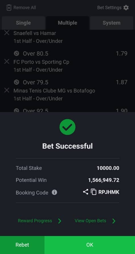 Smartfreetips's tweet image. RPJHMK - 100 odds plus
Gamble responsibly 🔞