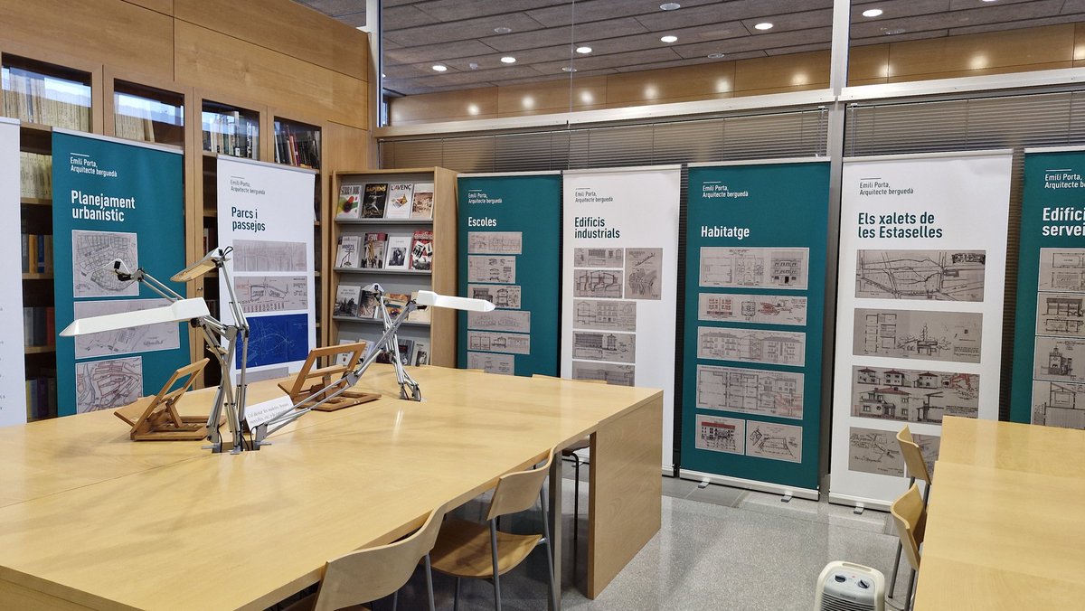 L’Arxiu Comarcal del Berguedà acull l’exposició 'Emili Porta, arquitecte berguedà', visitable fins al 30 d’abril. La mostra ofereix apunts biogràfics i detalls sobre la seva empremta urbanística amb elements com parcs, passejos, escoles, habitatges, edificis industrials i públics