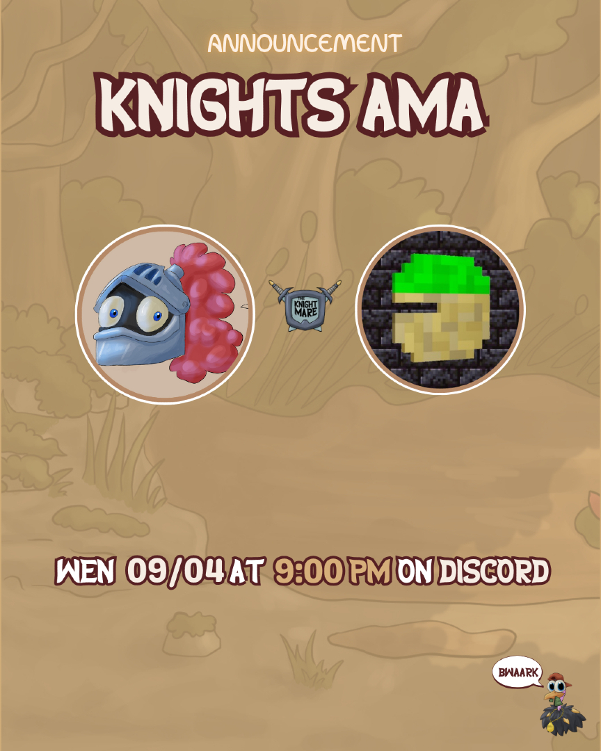 Tonight, the Knights are inviting our onchain frens from @based_minecraft to talk building, community, and surviving the pixel apocalypse.

🎙️ Knight Space: Blocks, Tokens &amp; 1,800 Onchain Builders
🗓️ Wed, Apr 9 – 21:00 CET
🔗 x.com/i/spaces/1mnxe…

Bring your armor. Or your