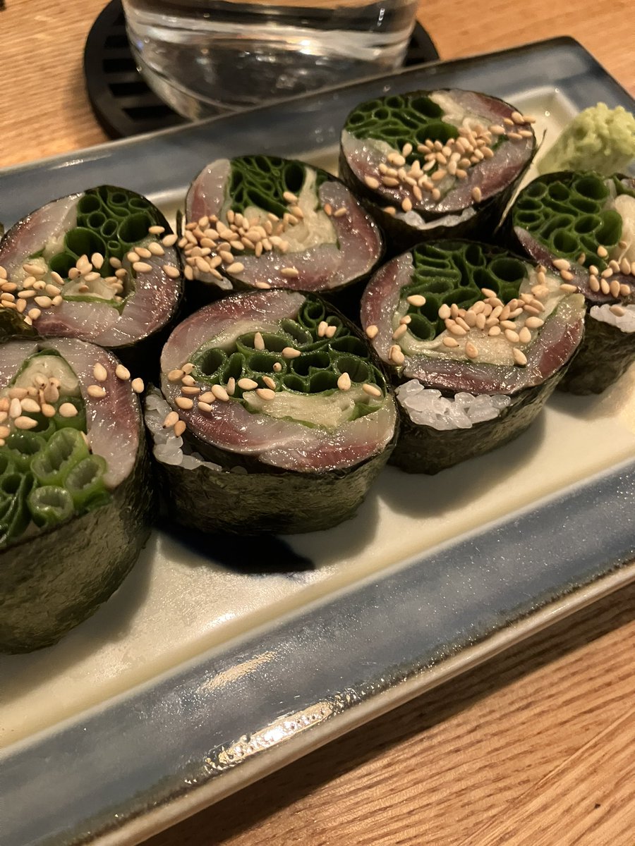 mine_cof's tweet photo. 先日8周年を迎えた池尻大橋　イザカヤサケトラさんなう
お料理全部おいしかったけど鰯のあて巻き美味いなあ。 https://t.co/FEA5rgoguZ