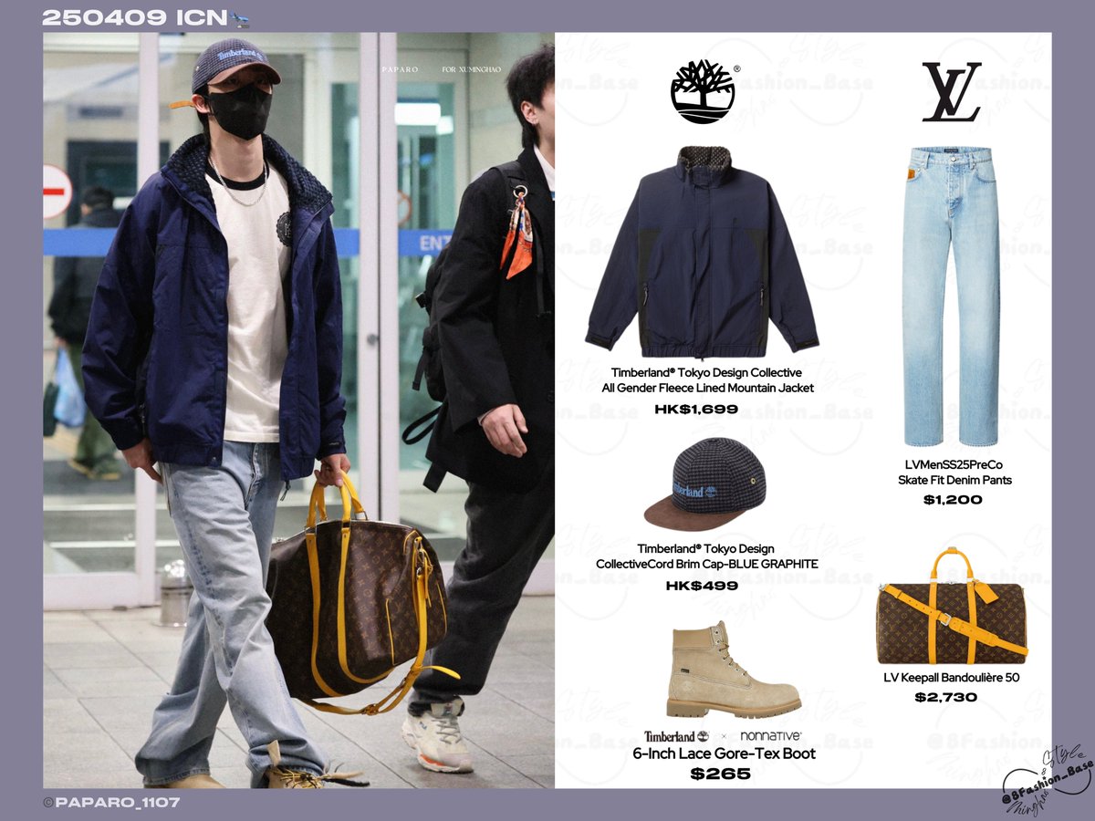 250409 | ICN🛬 minghao arrived safely back in Korea ▪️Outerwear