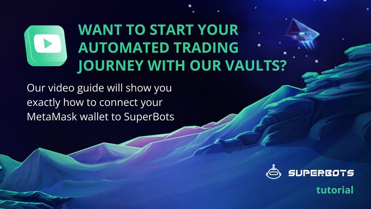 SuperBots (@superbots_fi) on Twitter photo Looking to browse our Vaults and get started on your automated trading journey?
We don’t blame you!
First, you need to connect your <a href="/MetaMask/">MetaMask.eth 🦊</a> wallet to SuperBots, which you can do by following
this user-friendly tutorial: youtube.com/watch?v=cZugZG… Looking to browse our Vaults and get started on your automated trading journey?
We don’t blame you!
First, you need to connect your <a href="/MetaMask/">MetaMask.eth 🦊</a> wallet to SuperBots, which you can do by following
this user-friendly tutorial: youtube.com/watch?v=cZugZG…