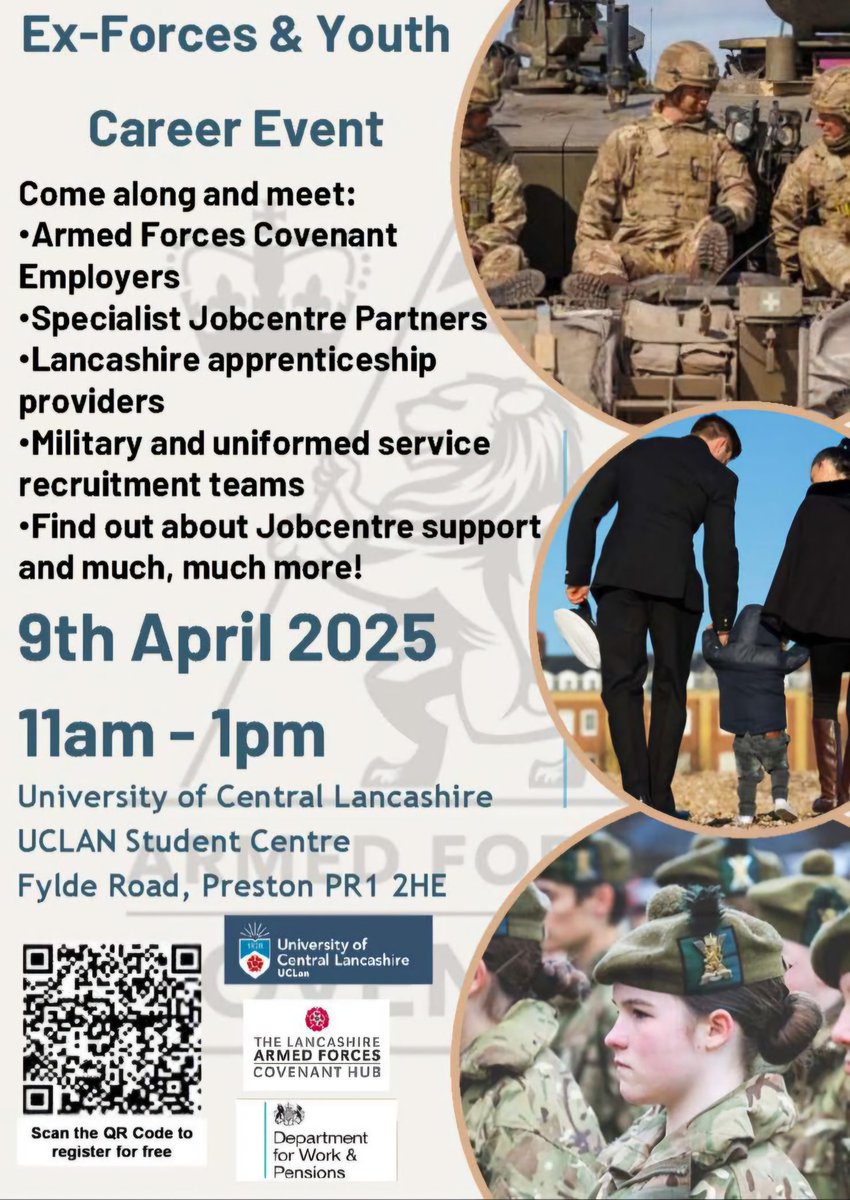 danila_deedee's tweet photo. Today the On Call Support Officers are at UCLAN's Student Centre in Preston for the Ex-Forces and Youth Career Event until 1pm, if you are in the area come &amp; say hi and learn all about what it means to work for @LancashireFRS as an #OnCallFirefighter 🌞 🚒 
#CareerEvents #OnCall https://t.co/7O42c210EI