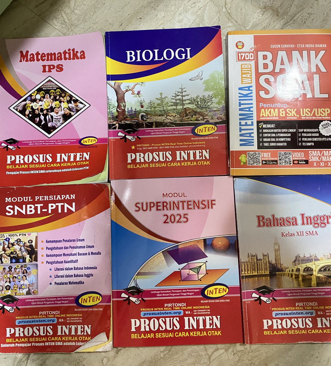 brewbewrie's tweet photo. wts preloved buku inten yg ada di foto! 

dm for price &amp; condi 

#bukuinten #snbt2025 https://t.co/qLVqIW8gVr