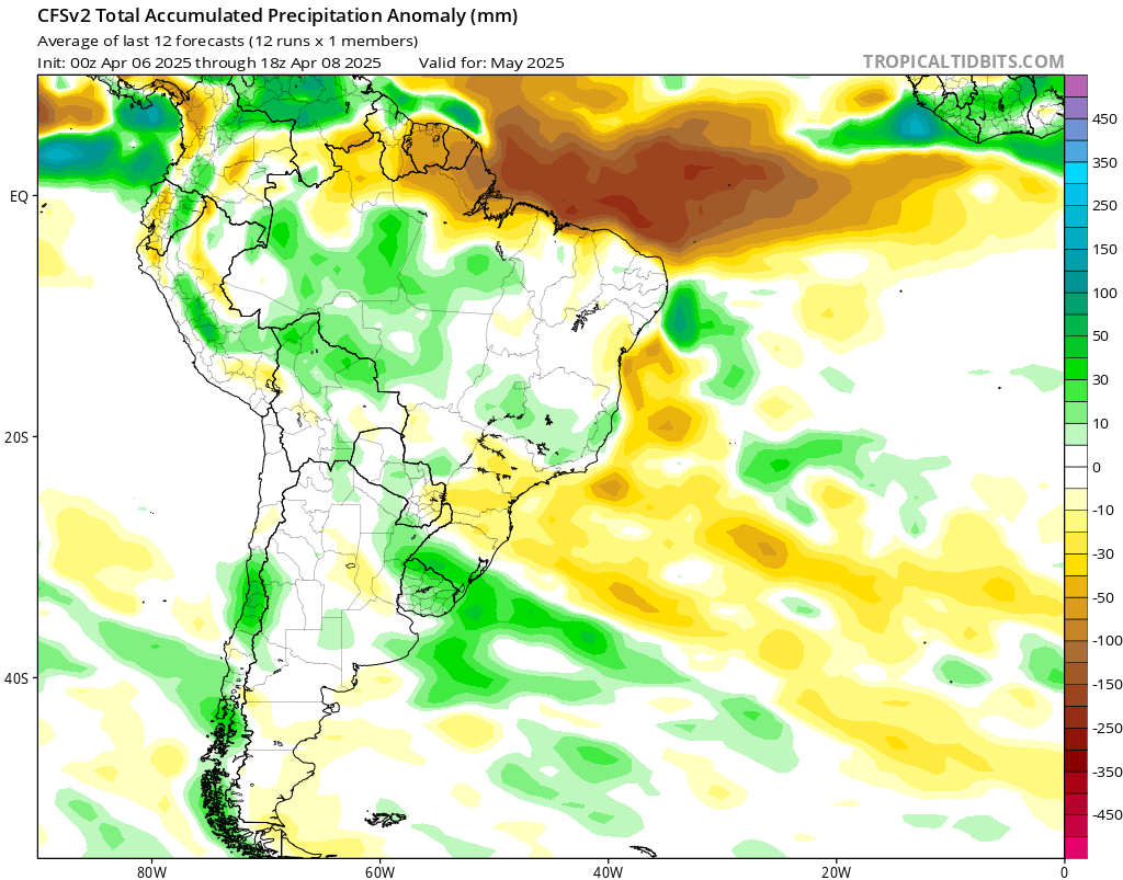 EdoWeatherman's tweet photo. Mensaje a la población en general.

Desde la región del Maule al sur se proyecta que aumenten los eventos de lluvia, con 3 o más eventos durante lo que queda de este mes.

Es probable que se desarrolle un evento importante de lluvia y viento durante la segunda mitad de abril, que puede afectar la zona central y sur, especialmente entre Maule y Los Lagos. 

Se observa un patrón favorable para lluvias con isoterma elevada, esto podría causar complicaciones en la población.

Si insta a la población y autoridades de la zona central y sur para que vayan preparando medidas preventivas frente a futuros eventos "extremos" que más temprano que tarde, llegarán a afectarnos. No esperen que llegue el invierno para actuar.