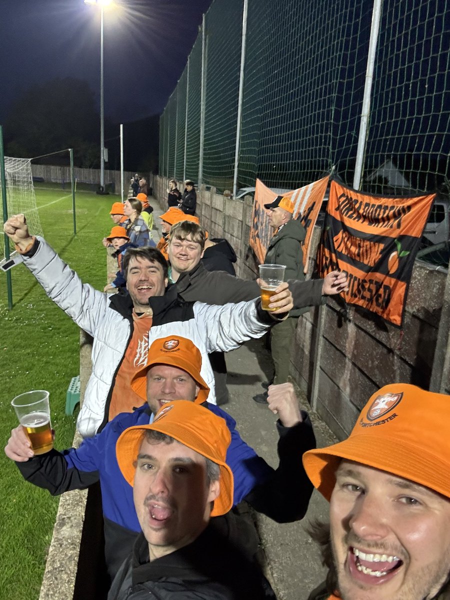 arancionefans's tweet photo. 🏆 | COWES 0-1 PORTCHY (C) 

A smash from the edge of the box from the Portchy Iniesta in the 79th minute secured our status as Wessex League Champions 🍾 

What an effort from Spurway and the team this season 👏🏻 

PORTCHY GOING UP ALLEZ ALLEZ! 🙌🏻

#Arancione #Campiones https://t.co/wHIk0Ojlqd