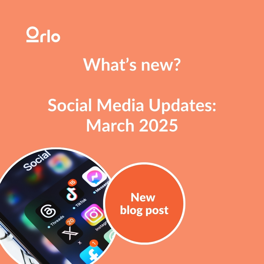March 2025 social media updates from our partner and social media consultant <a href="/luanwise/">Luan Wise</a>! 🚀

Stay ahead of the curve with these recent changes across major social media platforms by reading our blog here: orlo.uk/0kO9x