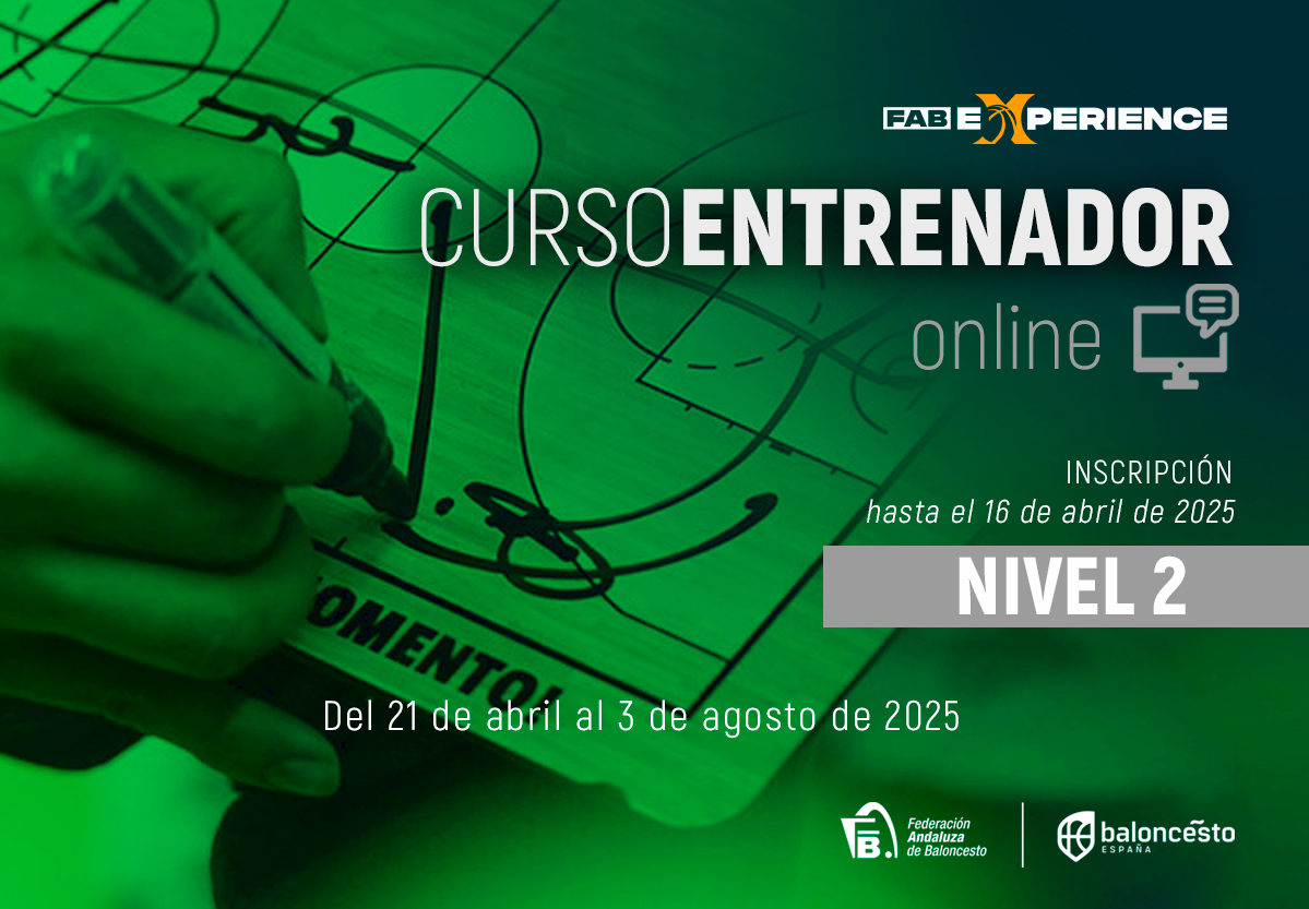 FAB_Andaluza's tweet photo. ⏳ ¡Últimos días para inscribirte en el Curso de ENTRENADOR Nivel 2 de #FABExperience!

📅 Del 21 de abril al 3 de agosto
📚 600 horas de formación online
💡 ¡Solo una edición en todo 2025!
🔗 INSCRIPCIÓN👉 https://t.co/oI5LziQNoa

 #BaloncestoAndalucia https://t.co/WIJLVi0HZf