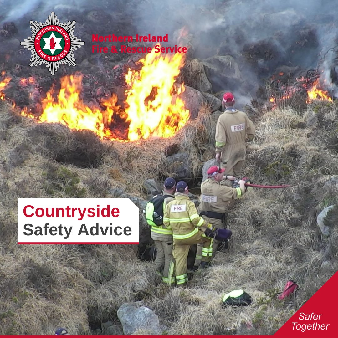 Our Firefighters are continuing to bring wildfires under control. To help protect our countryside we’re asking the public to follow our safety advice:

🚭Extinguish cigarettes, BBQs &amp; other flammable materials
🔥Avoid using open fires
🥛Don’t leave bottles or glass behind