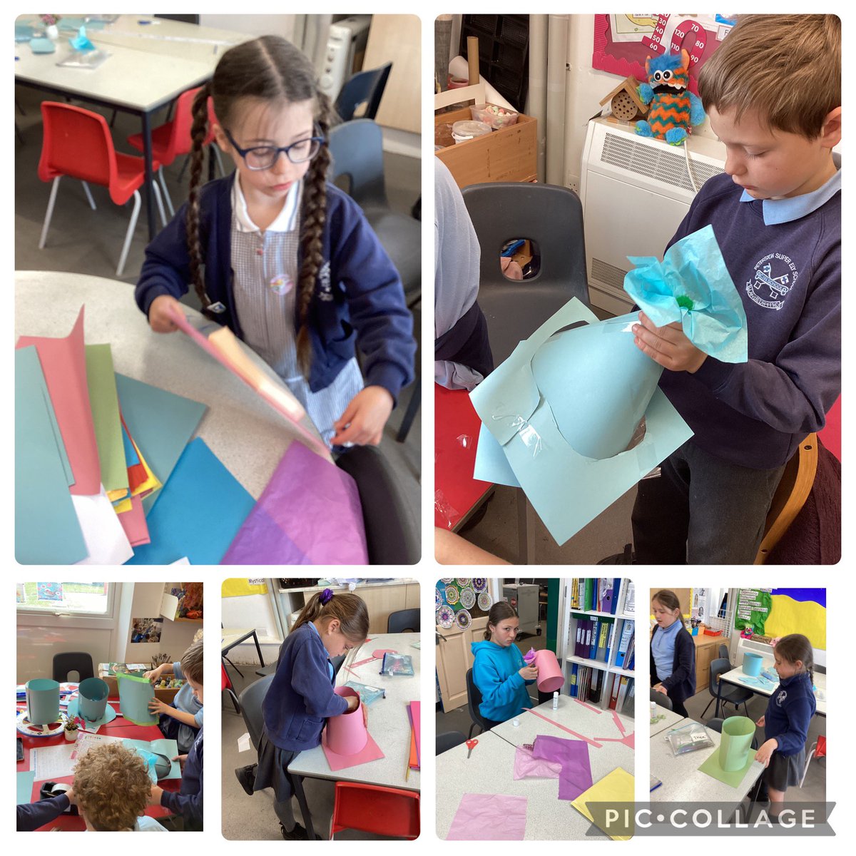 Yesterday, we asked the question, “When is measuring used in real life?”
Today we watched how a Stetson is made and worked out how to measure our heads. 
We then made and designed our own Easter hats.