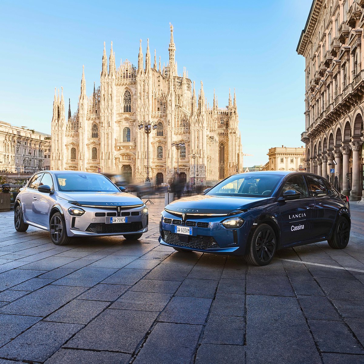 lancia_official's tweet photo. #DesignWeek2025 has started.
The new Ypsilon Edizione Cassina is on the streets of Milan—elegantly connecting people and places in collaboration with @Cassina
#Lancia #NewLanciaYpsilon #Cassina https://t.co/MdpPxRzDg7
