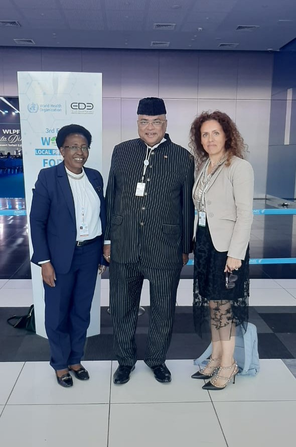 BioVaxInstitute's tweet photo. During the 3rd World Local Production Forum (#WLPF): Enhancing Access to Medicines and Other Health Technologies, the Chairman of the @BioVaxInstitute Board of Directors, Hon. Dr. Swarup Mishra, alongside Acting CEO Dr. @cecilia_wanjala, held a strategic meeting with @ClaudiaNannei, Senior Programme Manager at the @WHO. The discussion focused on advancing collaborations to strengthen local manufacturing and enhance access to essential health technologies.
Dr. Mishra also participated in one of the forum’s sessions, highlighting Kenya BioVax’s role in driving sustainable, locally led health innovations and emphasizing the importance of strategic partnerships in achieving equitable access to essential health technologies.
#WLPF2025 #LocalManufacturing #HealthTechAfrica #AccessToMedicines #KenyaBioVax #MOHKenya #AVMI #AUDANEPAD #BiotechAfrica #VaccineManufacturing #GlobalHealth #MadeInAfrica #PharmaInnovation #StrongerHealthSystems