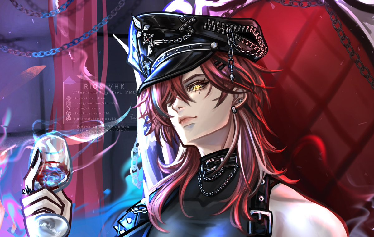 rionvhk's tweet image. #Portofolioday ✨ 

I love making Illustration &amp;amp; Fanarts! 
I have 2 styles of drawing which is rendered and lined style :D