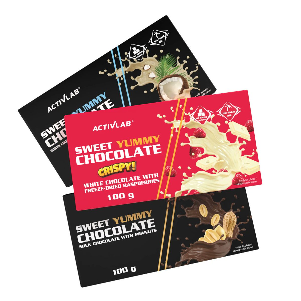 ACTIVLAB_PL's tweet photo. 🍫 Dziś świętujemy #DzieńCzekolady! Z czekoladami bez cukru od #Activlab możesz mieć smak i spokój sumienia.😎

✔️ Idealne do kawy, na deser, albo… tak po prostu 

👉 Spróbuj i zobacz, że słodkie może być fit: 
https://t.co/Q5MUrw1dbw https://t.co/dJ0xrjRXjf