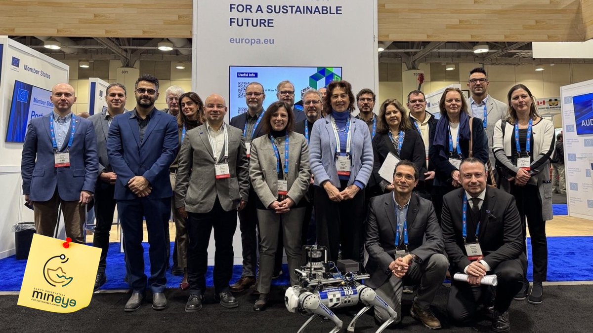 mineye (@mineyeproject) on Twitter photo 💬MINEYE was proudly showcased at #PDAC2025 by our partners <a href="/InfoNGI/">NGI</a>, Luleå University of Technology &
<a href="/TerranigmaS/">Terranigma Solutions</a>
🤝 We also connected with 19 EU-funded projects sharing similar goals - like <a href="/MastermineEU/">MASTERMINE Project 🇪🇺</a> <a href="/agemera_eu/">AGEMERA</a> <a href="/RawminaEU/">RAWMINA EU Project</a> <a href="/TERRAVISION_EUP/">TERRAVISION EU Project</a>
ℹ️mineye-project.eu/mineye-present… 💬MINEYE was proudly showcased at #PDAC2025 by our partners <a href="/InfoNGI/">NGI</a>, Luleå University of Technology &
<a href="/TerranigmaS/">Terranigma Solutions</a>
🤝 We also connected with 19 EU-funded projects sharing similar goals - like <a href="/MastermineEU/">MASTERMINE Project 🇪🇺</a> <a href="/agemera_eu/">AGEMERA</a> <a href="/RawminaEU/">RAWMINA EU Project</a> <a href="/TERRAVISION_EUP/">TERRAVISION EU Project</a>
ℹ️mineye-project.eu/mineye-present…