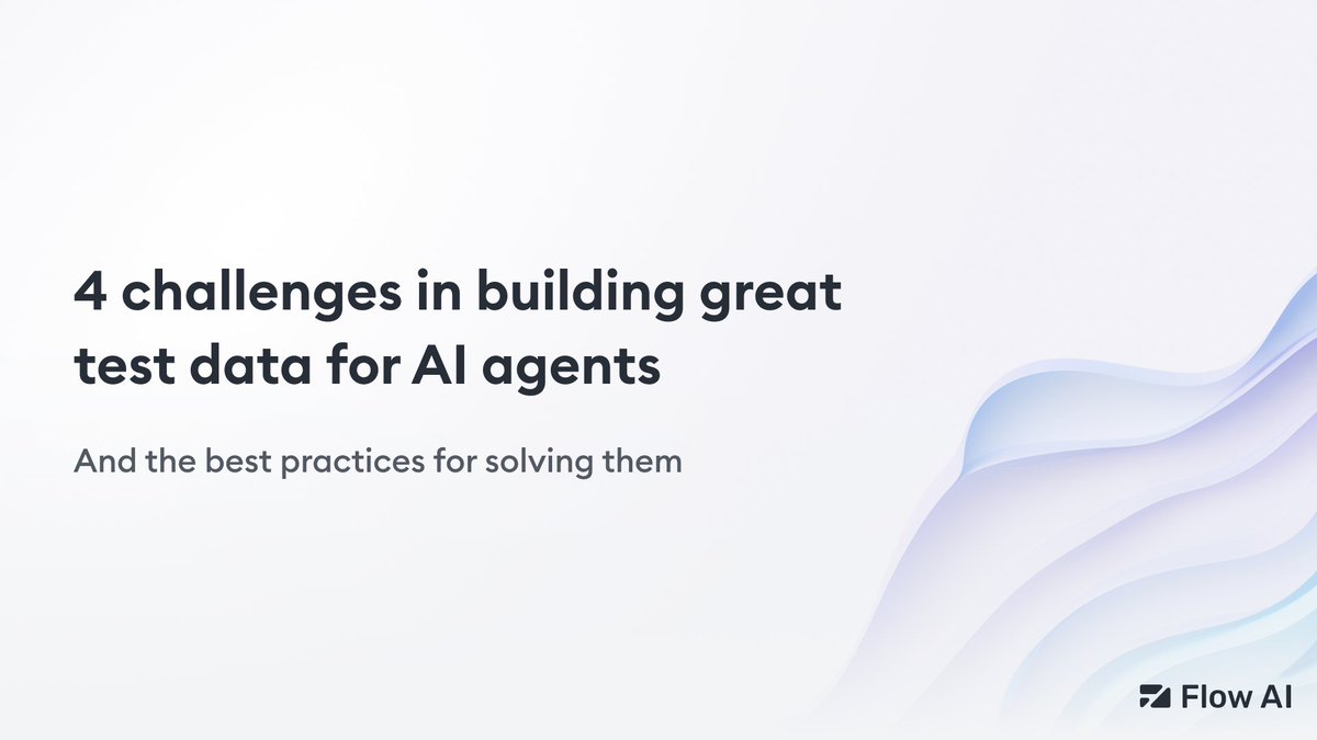 Test data is the backbone of reliable AI agents.

But creating it? Surprisingly tough.

Here are 4 test data challenges we see AI teams running into—and how they should be solved.