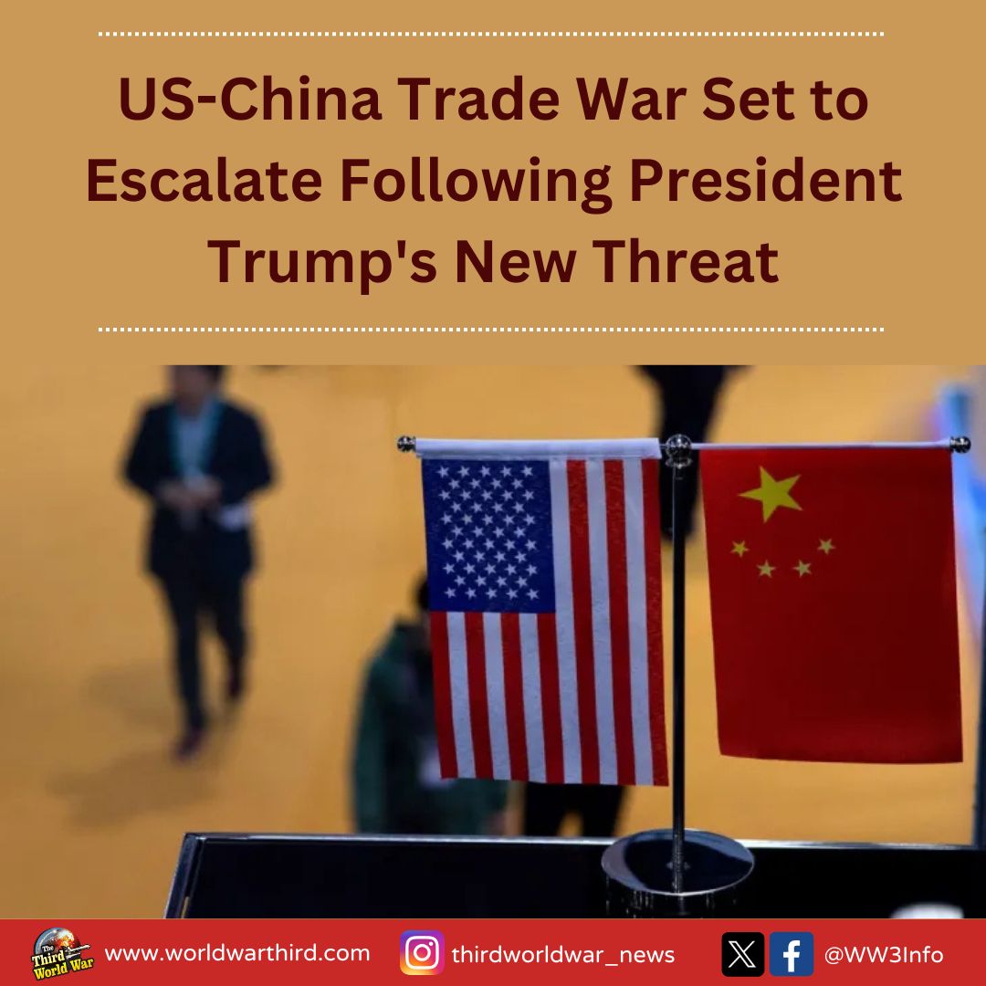 WW3Info's tweet image. #WW3: In retaliation to US #ReciprocalTariffs, #China imposes additional 34% tariff. #PresidentTrump warns of 50% hike on #ChineseImports starting April 9 if not withdrawn. China&apos;s Commerce Ministry vows to resist US economic bullying, signaling a major escalation in #TradeWar.