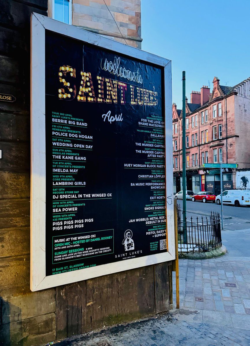 TPA theposterassociates (@tpaposters) on Twitter photo Check out our Saltmarket 16 sheet showing off the <a href="/stlukesglasgow/">Saint Luke's</a> listings in the Glasgow sun! Check out our Saltmarket 16 sheet showing off the <a href="/stlukesglasgow/">Saint Luke's</a> listings in the Glasgow sun!