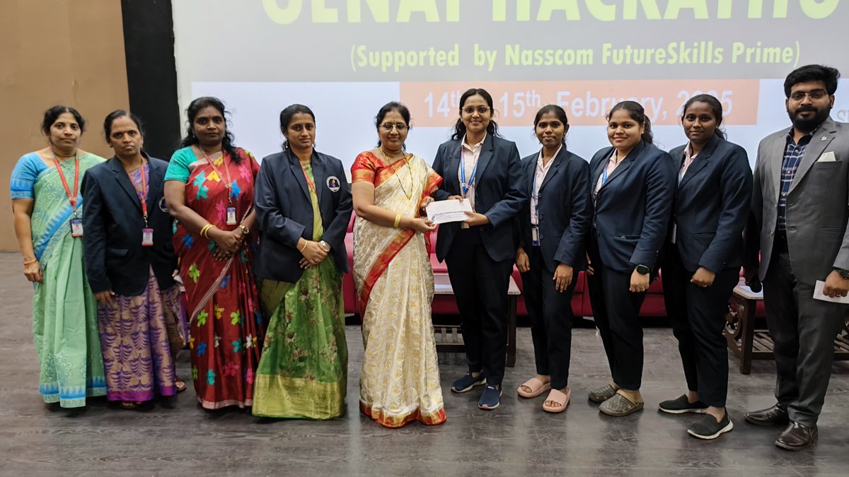 AKothuri94's tweet photo. Proud to share my experience at the GenAI Hackathon, organized by Smartbridge in association with NASSCOM and Futureskills Prime, held over two exciting days at Malla Reddy Engineering College for Women. #GenAI #Hackathon #Smartbridge #Smartinternz #NASSCOM #FutureskillsPrime https://t.co/lGszu4IIrN