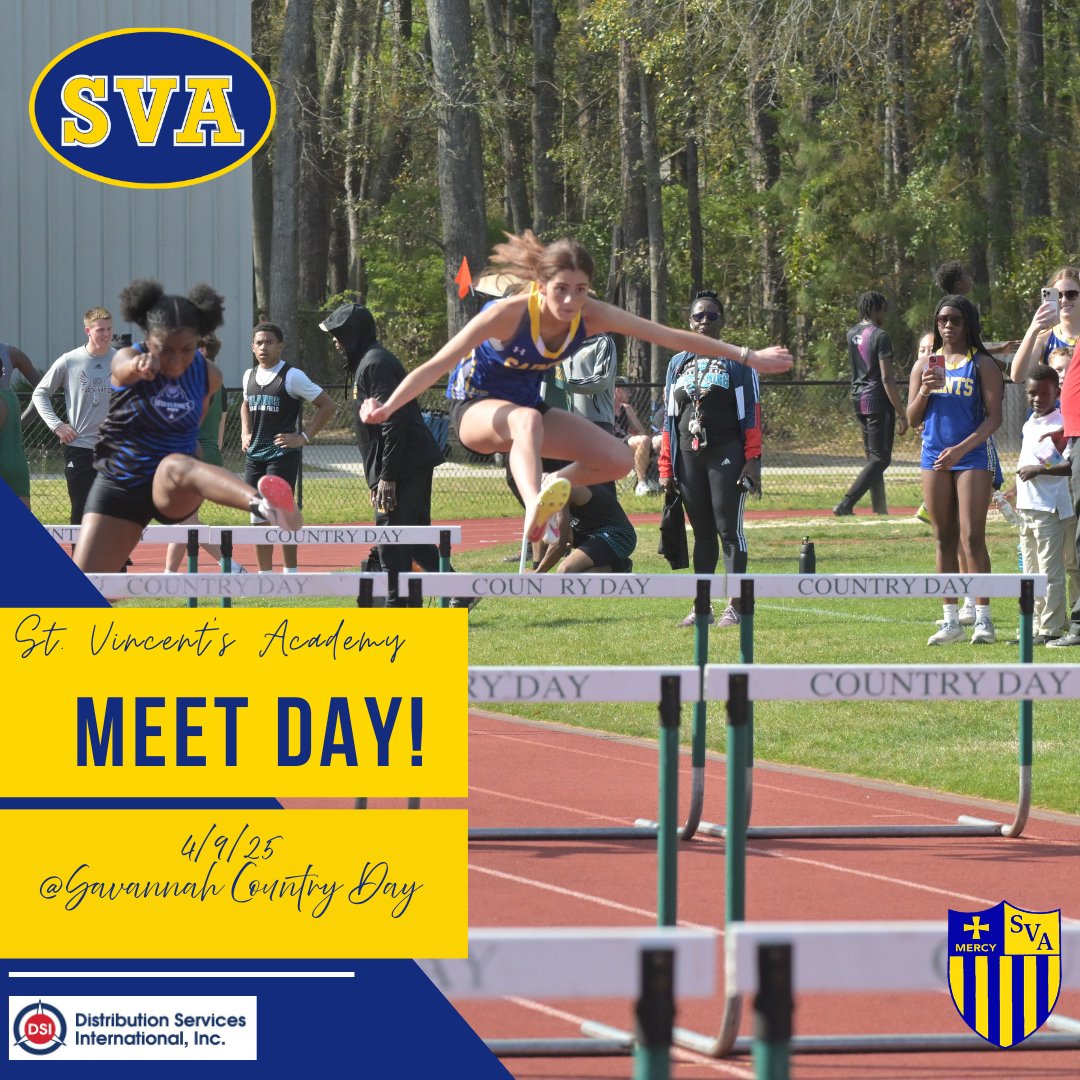 SVAA (@svaathletics) on Twitter photo πββοΈπ₯ MEET DAY, SAINTS! π₯πββοΈ St. Vincentβs Academy heads to Savannah Country Day for todayβs track & field showdown! Letβs run, jump & throw with heart! ππ π
April 9, 2025 β°3:30p.m.π Savannah Country Day π Sponsored by DSI Logistics πΈ: Magnolia Creations #SVAthletics πββοΈπ₯ MEET DAY, SAINTS! π₯πββοΈ St. Vincentβs Academy heads to Savannah Country Day for todayβs track & field showdown! Letβs run, jump & throw with heart! ππ π
April 9, 2025 β°3:30p.m.π Savannah Country Day π Sponsored by DSI Logistics πΈ: Magnolia Creations #SVAthletics