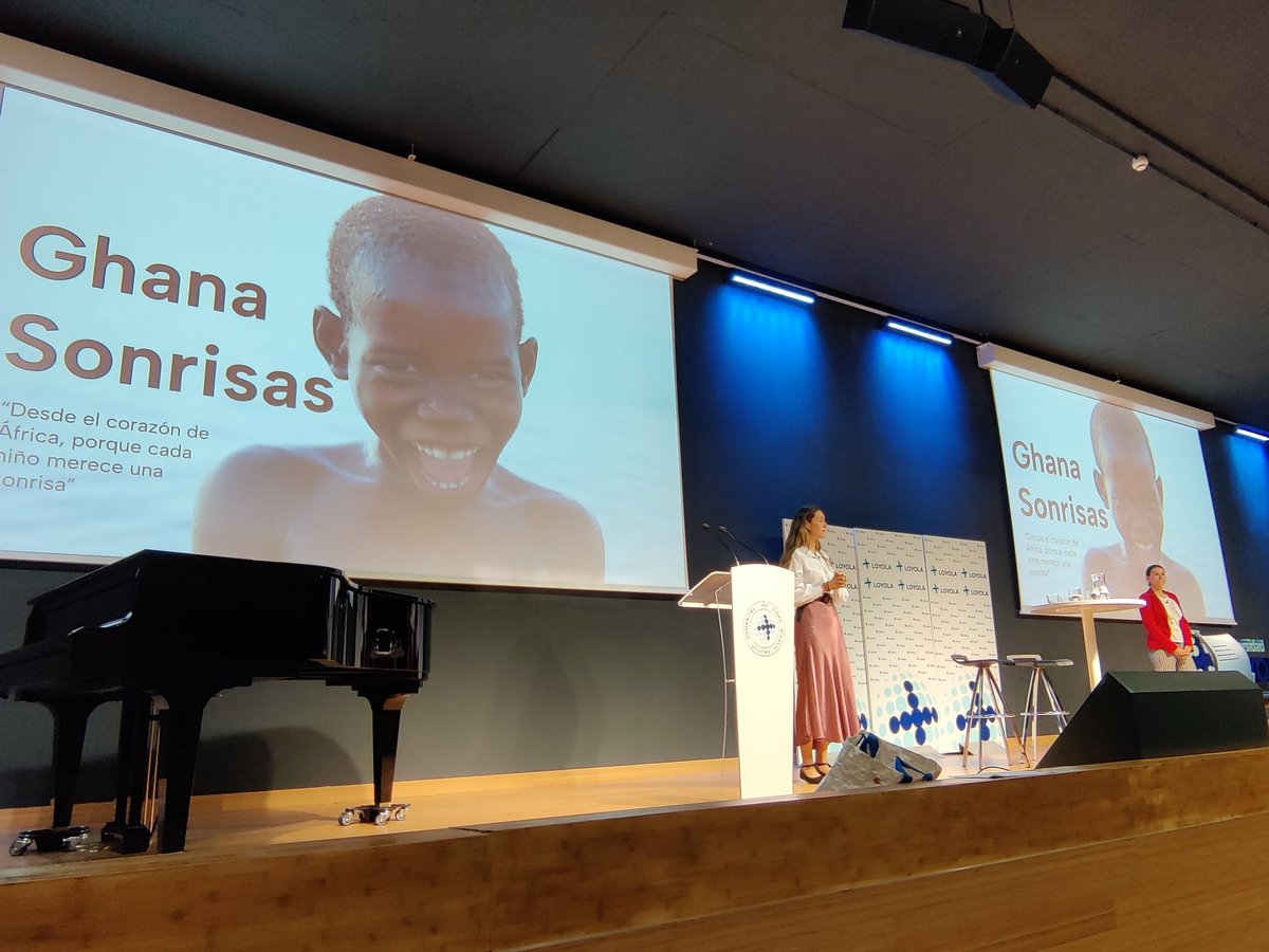 nirvim's tweet photo. Seguimos: presentación máster en psicopedagogía (próximo curso), como oportunidad formativa y social para el alumnado. 
Por otro lado, la presentación del proyecto "Ghana Sonrisas" de la mano de 2 estudiantes casi graduadas, sobre el voluntariado y acción social
@LoyolaAnd https://t.co/iHqkyIP5TT
