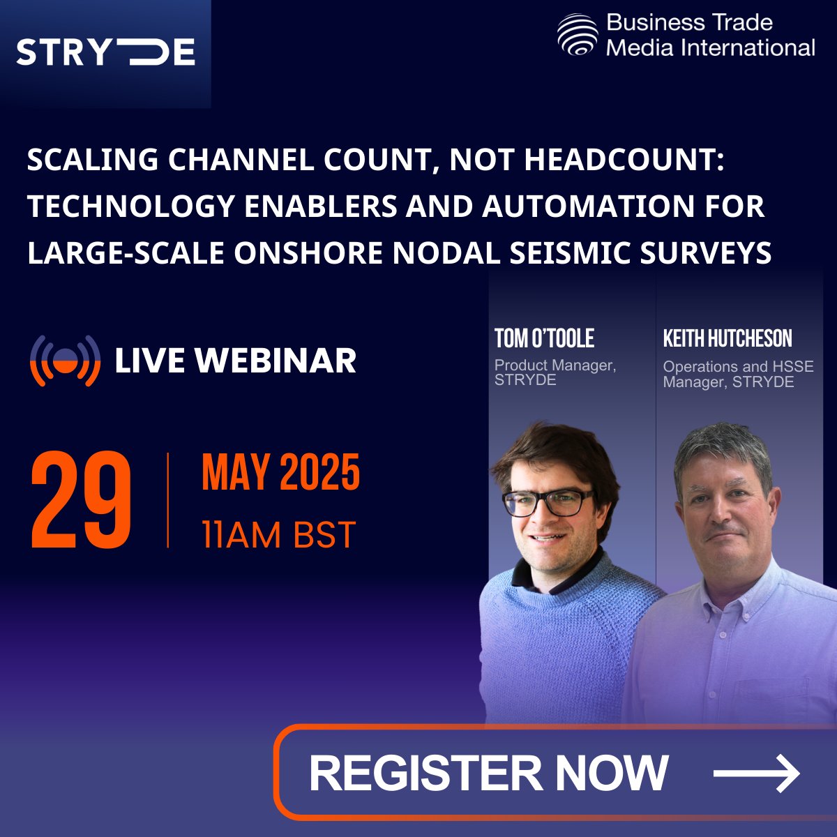 BTMI_Webinars's tweet image. How can you scale seismic channel count without increasing crew size or costs? 🚀 Join our exclusive webinar to explore STRYDE’s groundbreaking automation for large-scale onshore nodal seismic surveys!

Register now: bit.ly/3FGHdax

#SeismicTech #STRYDE #Seismic