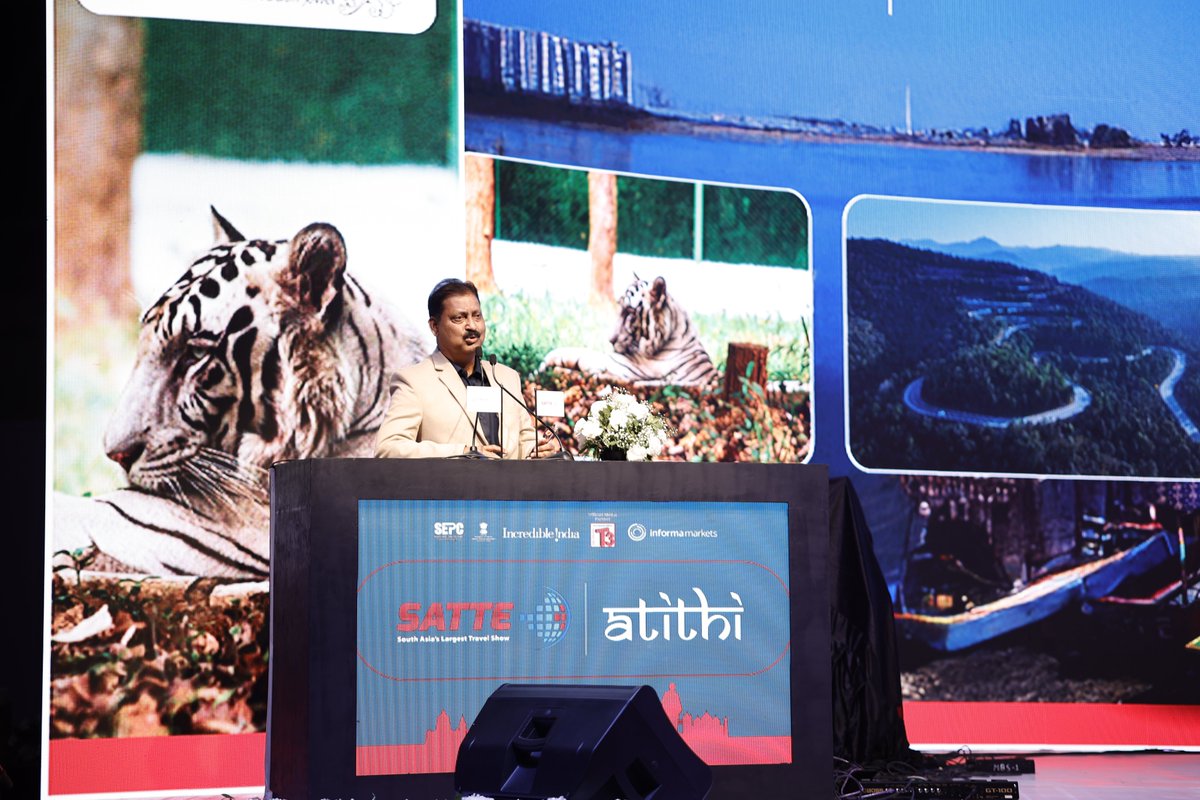 SATTE_India's tweet image. Jharkhand Tourism took center stage with an engaging and insightful presentation, highlighting the region’s rich cultural heritage, breathtaking landscapes, and expanding tourism potential.

(1/4) #SATTE