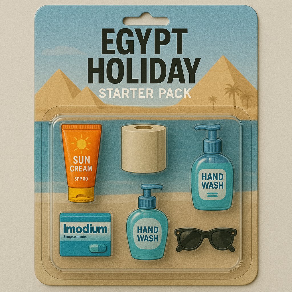 Had to make this based on our current holiday in Egypt 🇪🇬 

“Never Trust A Fart In Egypt” 

#CodeBrown