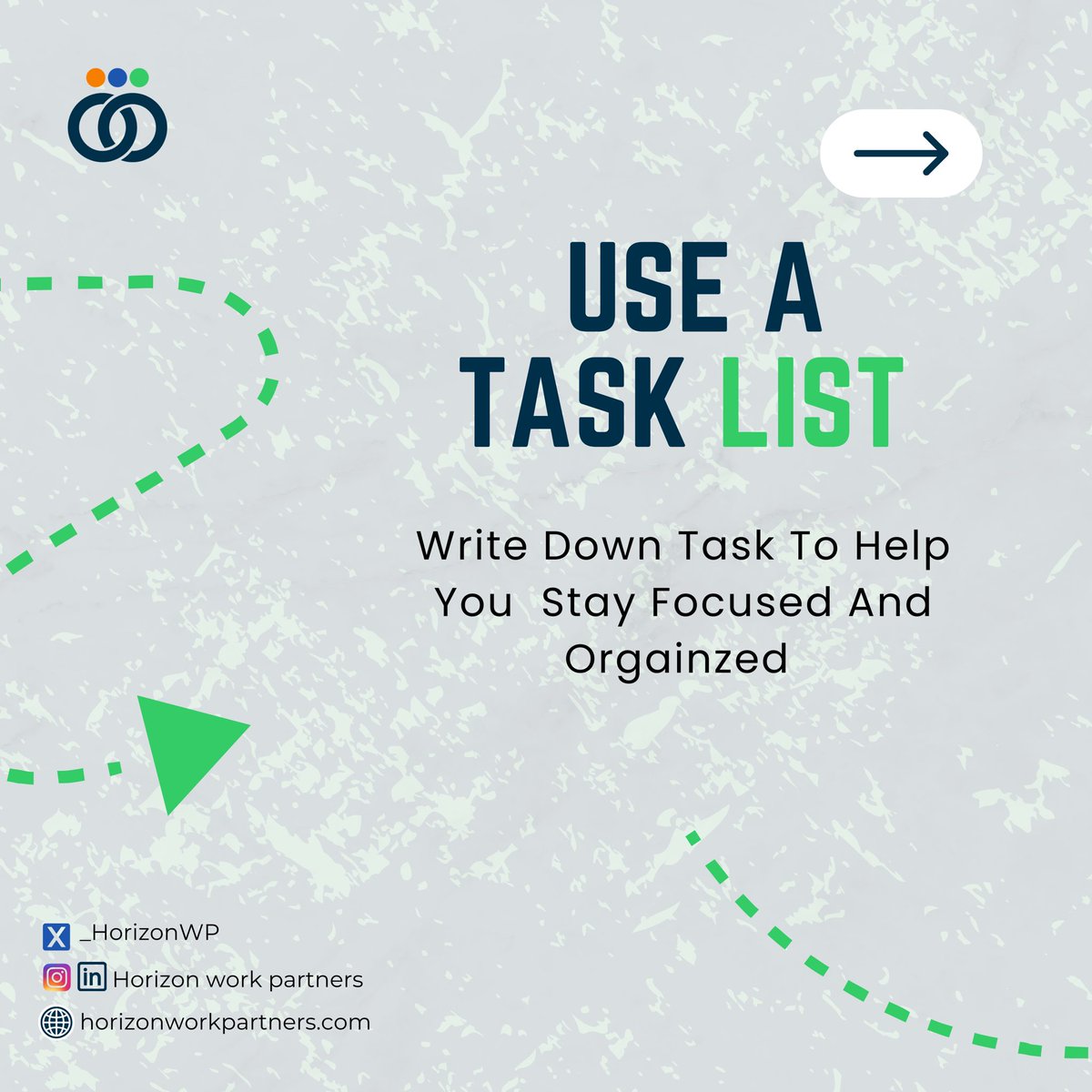 _HorizonWP's tweet photo. Struggling to stay focused and productive throughout your workday?

Here are some tips to help you stay productive, focused, and in control of your time.

Follow Horizon Work Partners for practical insights that power your workday.
———-
#HorizonWorkPartners #WorkdayTips #Career https://t.co/fCkrb5W1Mi