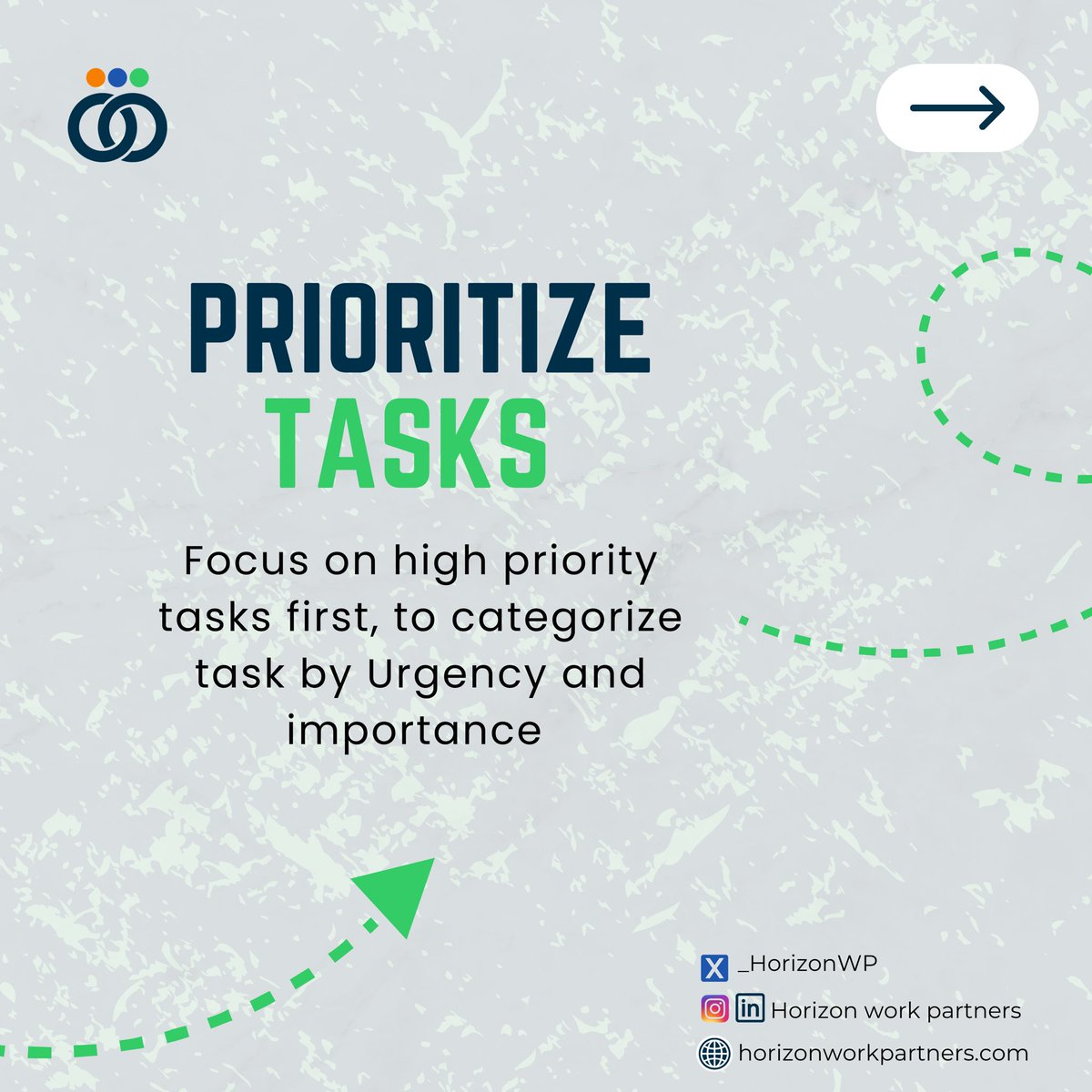 _HorizonWP's tweet photo. Struggling to stay focused and productive throughout your workday?

Here are some tips to help you stay productive, focused, and in control of your time.

Follow Horizon Work Partners for practical insights that power your workday.
———-
#HorizonWorkPartners #WorkdayTips #Career https://t.co/fCkrb5W1Mi