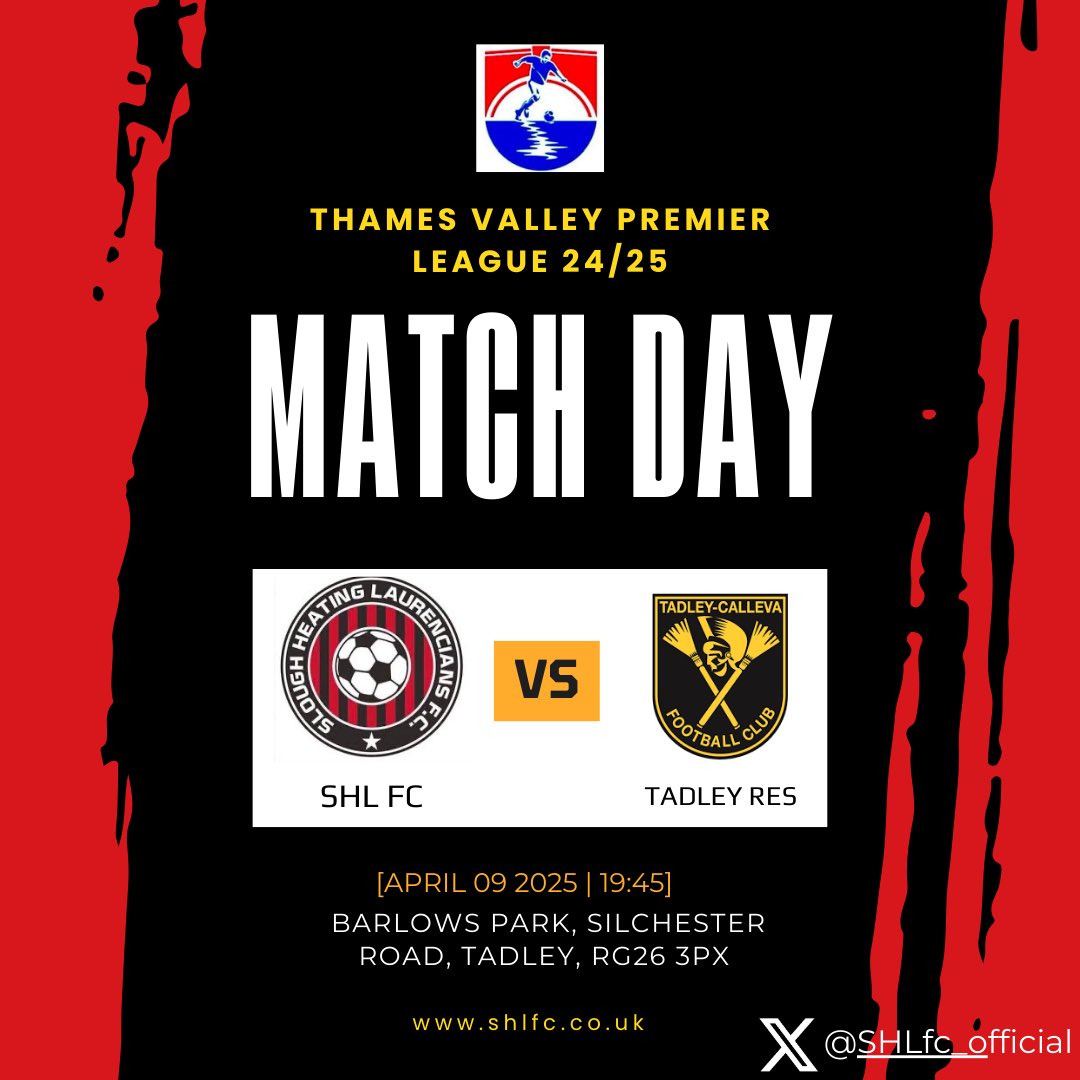 SHLfc_official's tweet photo. It’s midweek under the lights! 🤩⚽️

🆚@TCFC_A 
🏆TVP
🕖7:45pm KO
🏟️Barlows Park 
📍RG26 3PX

Come and get your local midweek football fix 👌🏻@fiberkshire @DonnyNo6 @KEMPYBOY10
 #away #days #midweek #football #under #the #lights #uptheHeating ♨️ https://t.co/158BRNHbad
