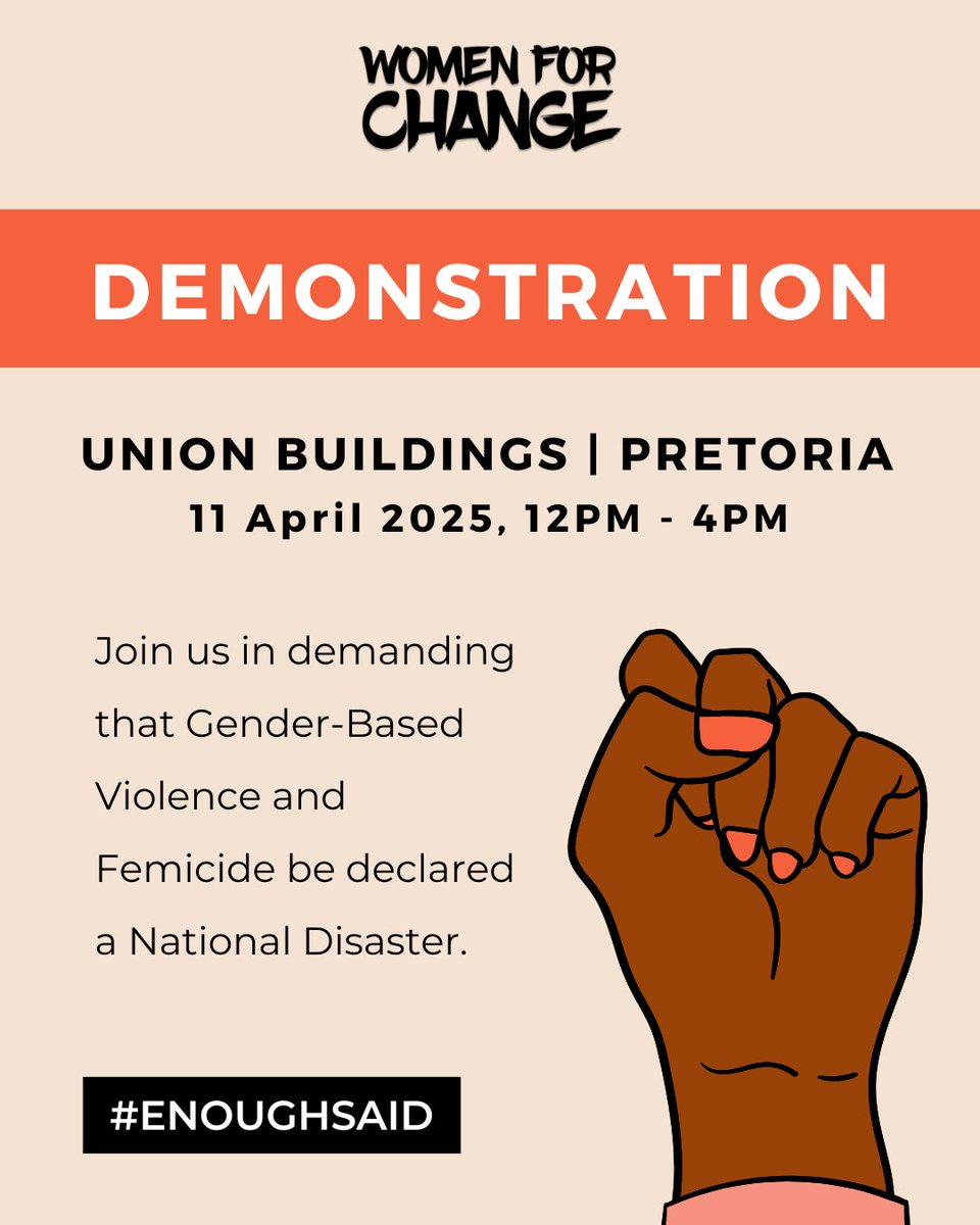 Enough said! This is a call to action and a demand for urgent intervention.

We call on all sectors of society, every concerned citizen, all elected state leaders and members of government, including the business sector, to stand with us and amplify our voices in demanding urgent