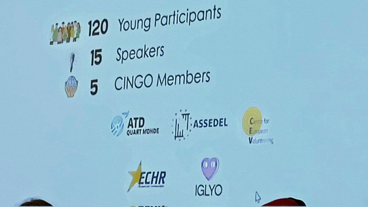 AtdYouth's tweet photo. This morning Ece Ciftci member of @coe @cingoeu Steering Committee addressed the plenary #SpringSession at #Agora in @strasbourg. She reported about the first 6 months of implementation of #CINGO #YouthStratedy! @AtdYouth is proud and inspired to have pro-actively been involved. https://t.co/WqPsfoT7fz