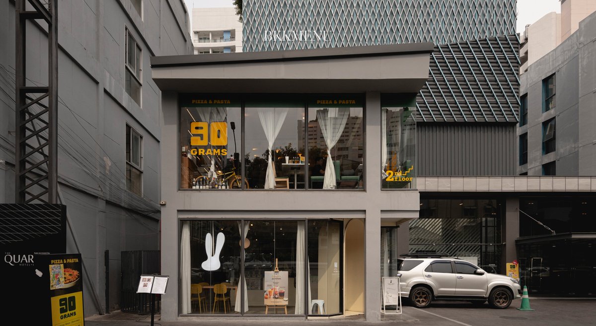bkkmenu's tweet photo. 90 Grams ร้านพิซซ่าไวป์สนุก ๆ ที่เสิร์ฟหลากหลายเมนูโฮมเมด ในบรรยากาศสบาย ๆ กับกิม���ิกสุดคิวต์เพราะที่ร้านตั้งใจพิซซ่าทุกถาดในไซส์ 90 กรัม !
📍 ซอยสีลม 6
เ��ิดทุกวันอังคาร - อาทิตย์ เวลา 11.00 - 02.00 น.
#BKKMENU #BKKRECOMMENDED #90Grams #Pizza #Italian #Silom https://t.co/hFspY8HBwY