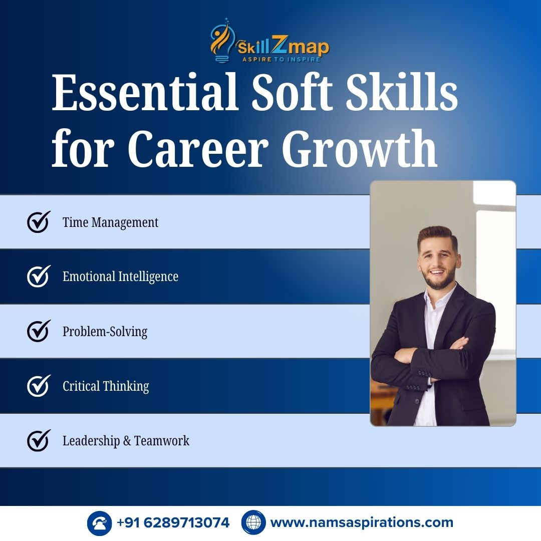 skillZmap's tweet image. 🌟 Essential Soft Skills for Career Growth!
✨ Master the mindset that drives success – because technical skills get you hired, but soft skills take you further!
📞 +91 6289713074
🌐 namsaspirations.com
#SkillZmap #SoftSkillsMatter #CareerGrowth #FutureReady #LeadershipSkills