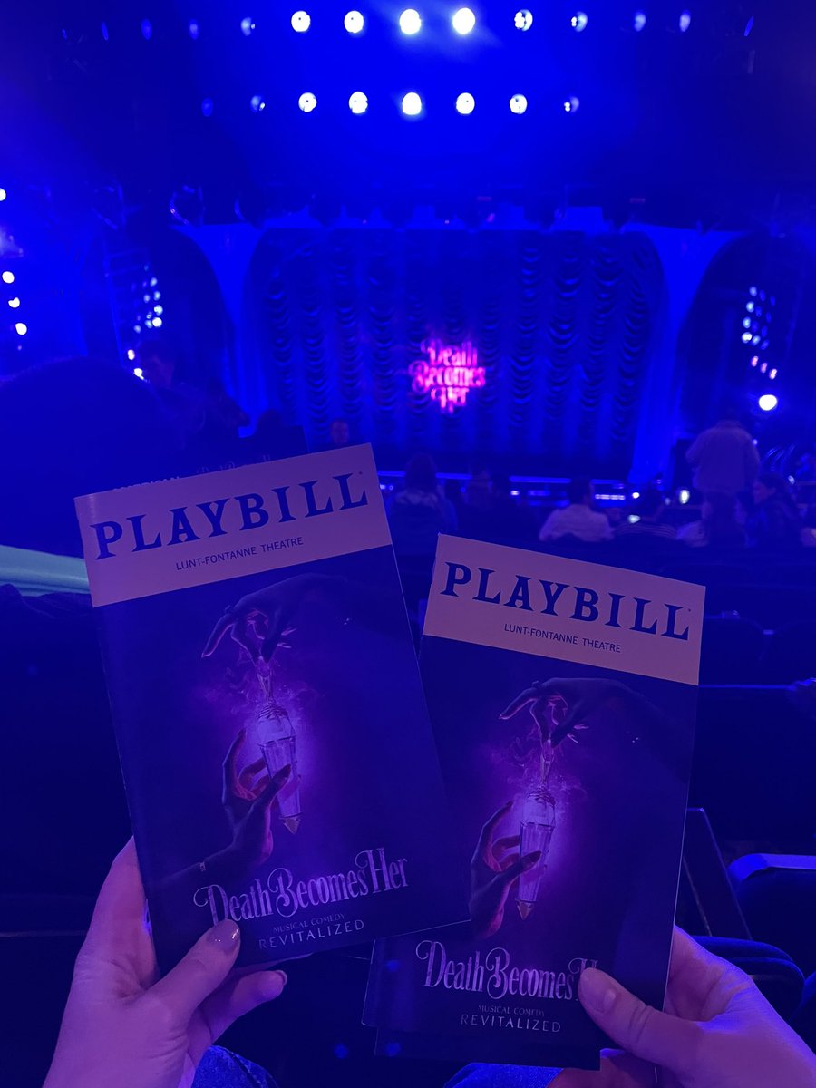 HopeFaison's tweet photo. Death Becomes Her was FABULOUS last night. I was so impressed by it all and would love to see the movie. https://t.co/gc035QjOJ0