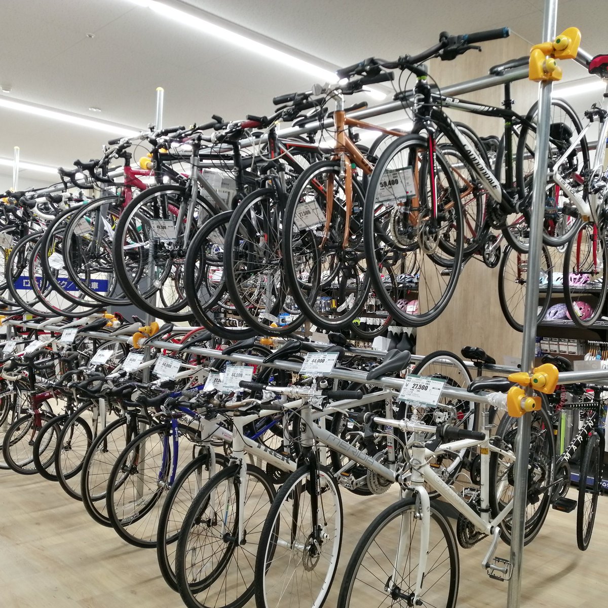 offhouse_nagano's tweet photo. 桜の開花に間に合いました🌸🚲️
貴方にピッタリの自転車を探しに来ませんか？
#オフハウス長野北
#自転車好きに刺され https://t.co/MpV2cfSYuu