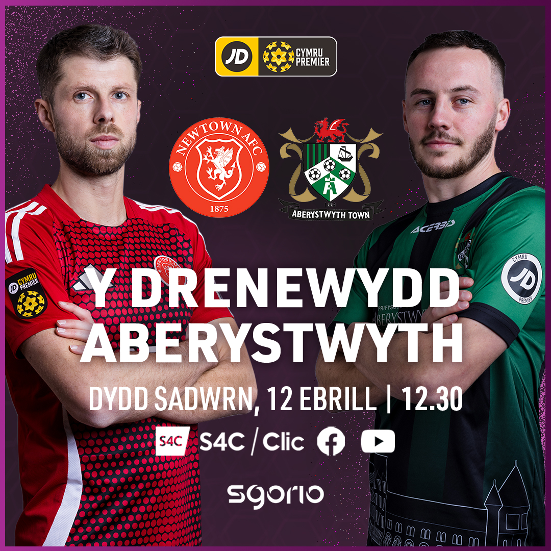 Rhaid i'r Drenewydd ennill os am osgoi'r cwymp. The Robins must win to avoid relegation.

Yn fyw ddydd Sadwrn am 12.30 💥

📺 S4C &amp; bit.ly/43LvilL