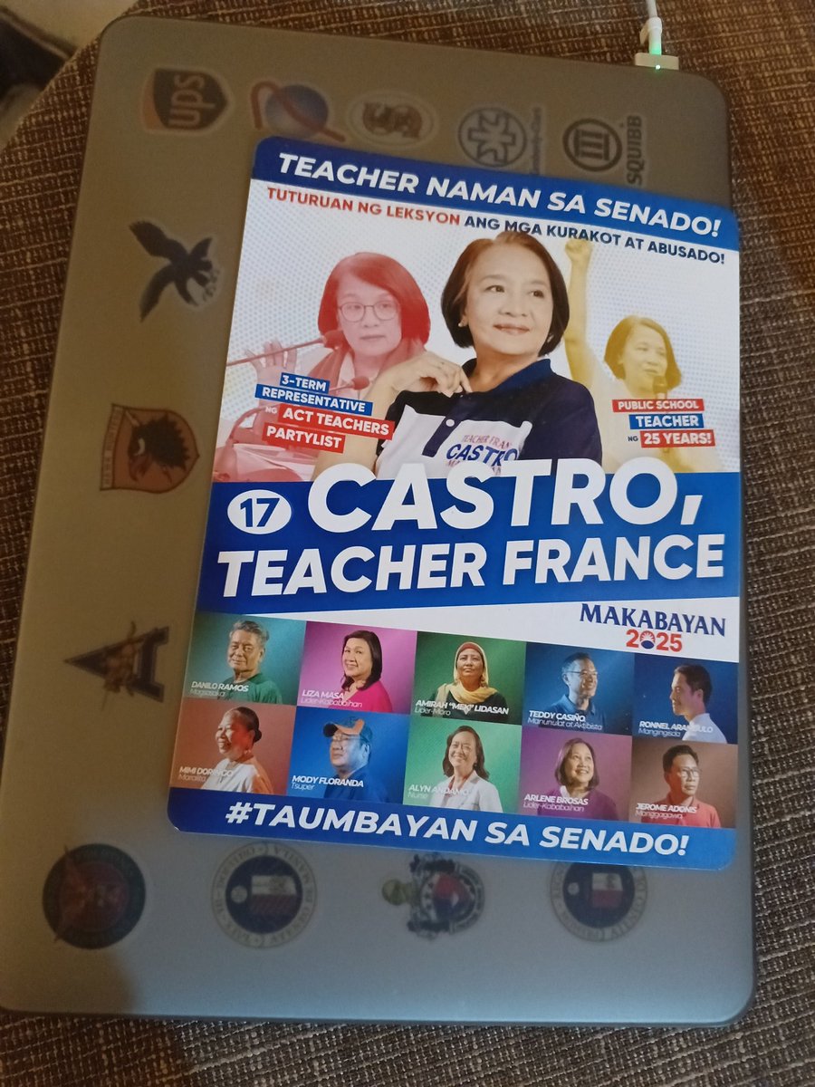 Nice meeting you ma'am <a href="/repfrancecastro/">France L. Castro</a> and your campaign team of four at the lugawan sa night market sa isla. I and my family will vote for you.