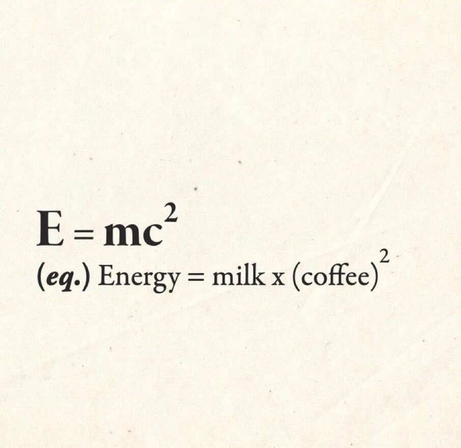 E= mc²