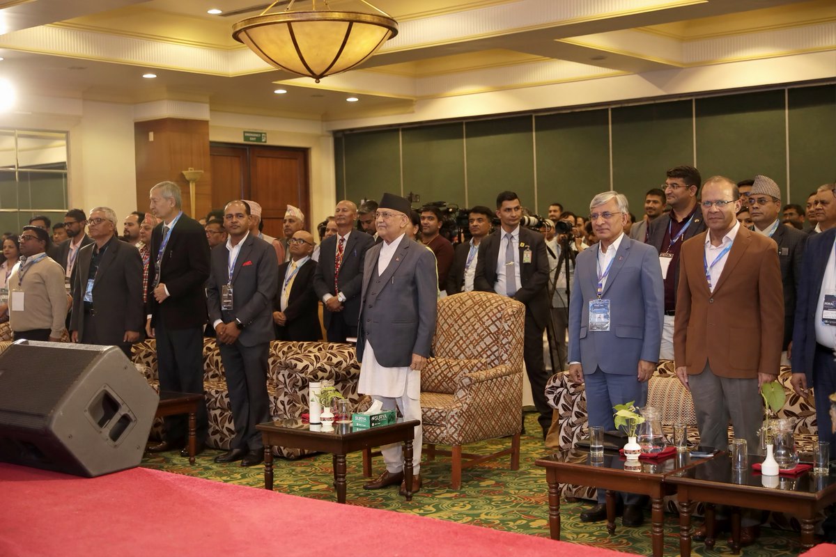 HimalayanD_'s tweet photo. A welcome to the Right Honorable Prime Minister @kpsharmaoli , marking the official commencement of the Himalayan Dialogue.

#HimalayanDialogue #PMNepal #DialogueForChange #NepalEvents https://t.co/LPEzTRvIam