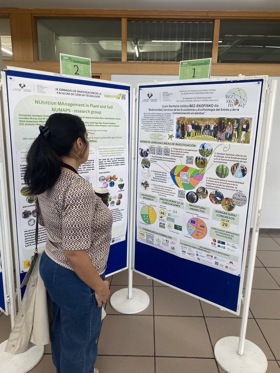 BezEkofisko's tweet photo. Visita nuestro póster @BezEkofisko en las jornadas de investigación de la @ztf_fct eta jakin ezazu zertan lan egiten duen gure taldeak! @Raquelplant @MTGomezSagasti @Lorena_rdlv https://t.co/2vfkfqkmkq