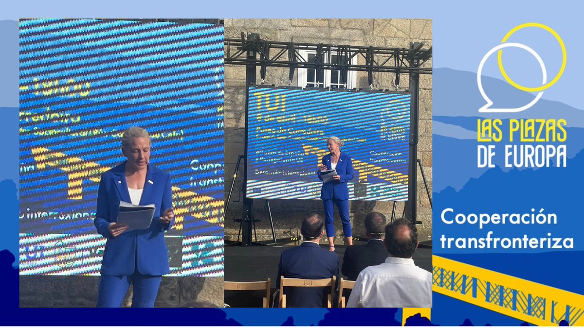 Celebrating 40 years of 🇵🇹 &amp; 🇪🇸 in the EU!🇪🇺

Our Executive Director, <a href="/susan_steele_/">Susan Steele</a>  , was honoured to join Las Plazas de Europa event in Tui and share insights on EFCA’s 20-year commitment to sustainable fisheries and cross-border cooperation.

#EFCA20 #EU40 #WeAssist