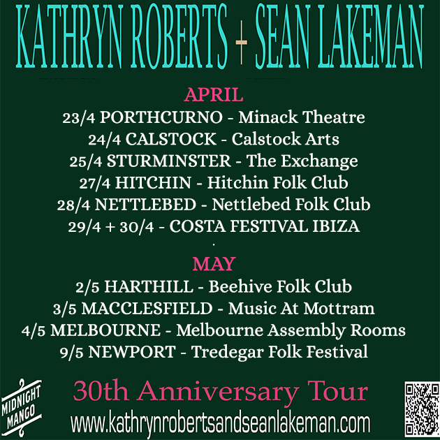 ᴋᴀᴛʜʀʏɴ ʀᴏʙᴇʀᴛs + sᴇᴀɴ ʟᴀᴋᴇᴍᴀɴ (@kathryn_sean) on Twitter photo Coming up soon ...
<a href="/minacktheatre/">Minack</a>
<a href="/CalstockArts/">Calstock Arts</a>
<a href="/ExchangeDorset/">The Exchange</a>
<a href="/hitchinfolkclub/">Keiron Jones</a>
<a href="/NettlebedFolk/">Nettlebed Folk Club</a>
<a href="/costa_festival/">Costa Festival</a>
<a href="/MusicatMottram/">Steve hatton</a>
<a href="/villagefolkgigs/">Village Folk</a>
🎟️kathrynrobertsandseanlakeman.com/tour
#folk #folkmusic Coming up soon ...
<a href="/minacktheatre/">Minack</a>
<a href="/CalstockArts/">Calstock Arts</a>
<a href="/ExchangeDorset/">The Exchange</a>
<a href="/hitchinfolkclub/">Keiron Jones</a>
<a href="/NettlebedFolk/">Nettlebed Folk Club</a>
<a href="/costa_festival/">Costa Festival</a>
<a href="/MusicatMottram/">Steve hatton</a>
<a href="/villagefolkgigs/">Village Folk</a>
🎟️kathrynrobertsandseanlakeman.com/tour
#folk #folkmusic