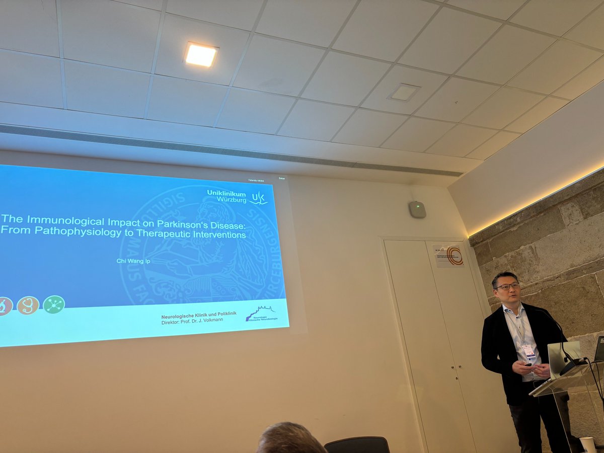 immuparknet's tweet photo. As the #immuparknet Annual Meeting reaches its end...
Chi Wang Ip explored the #immunological impact on #Parkinson's disease and how to translate pathophysiological knowledge into therapeutic interventions.
🎉 Congratulations to Illyane Lima, winner of the Best Poster Award! 👏 https://t.co/Mw8dN0jdN2