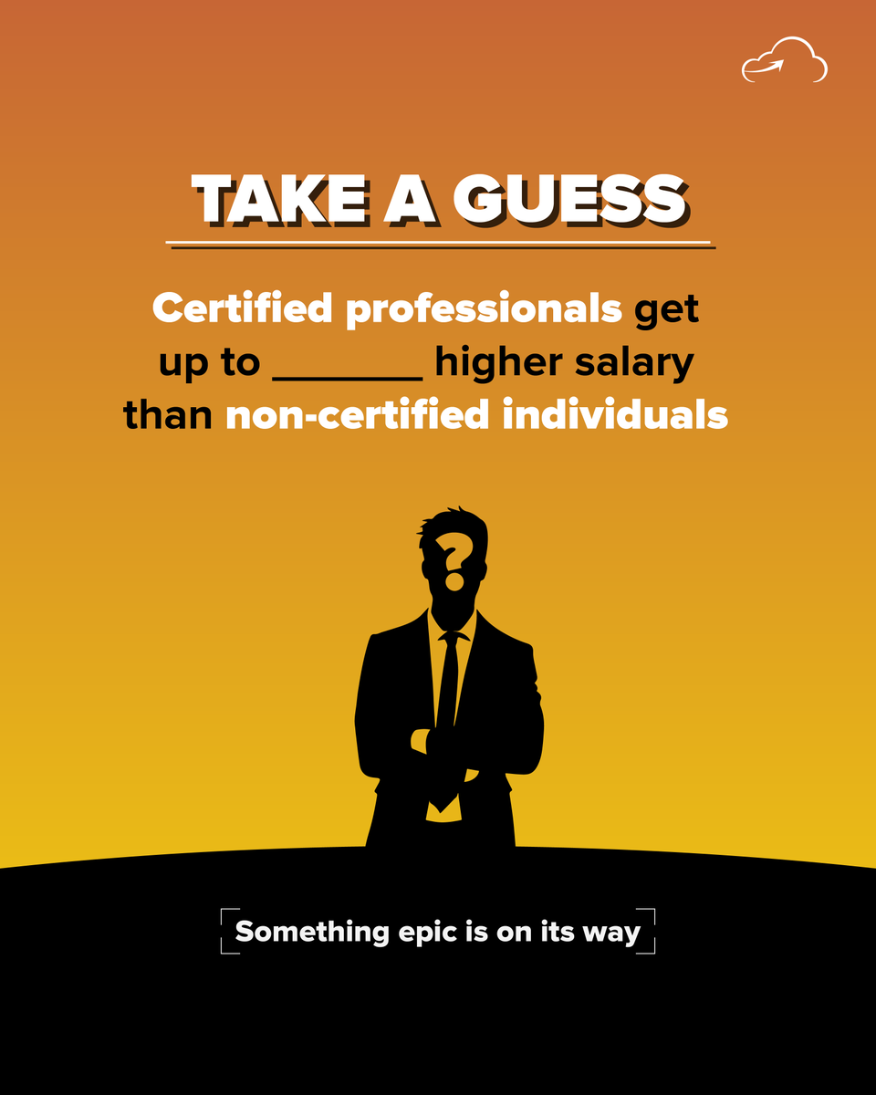 cloudthat's tweet image. Get ready for a groundbreaking reveal—big insights and fresh perspectives are on the horizon. Stay tuned!

#BigReveal #StayTuned #InnovationUnveiled #ExcitingNews #GuessIt #ComingSoon #TakeAGuess #Certified #Professionals #NonCertified