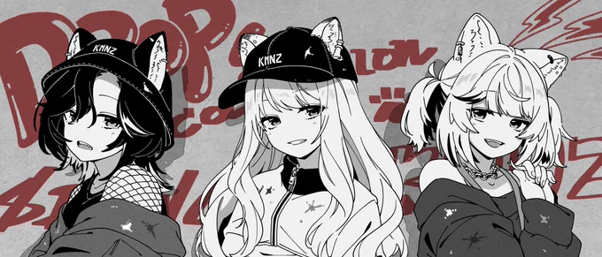 DROPSコーデとAprilラクガキの産物
#kmnzart 