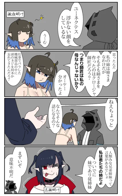 ユーネクテスと家族 